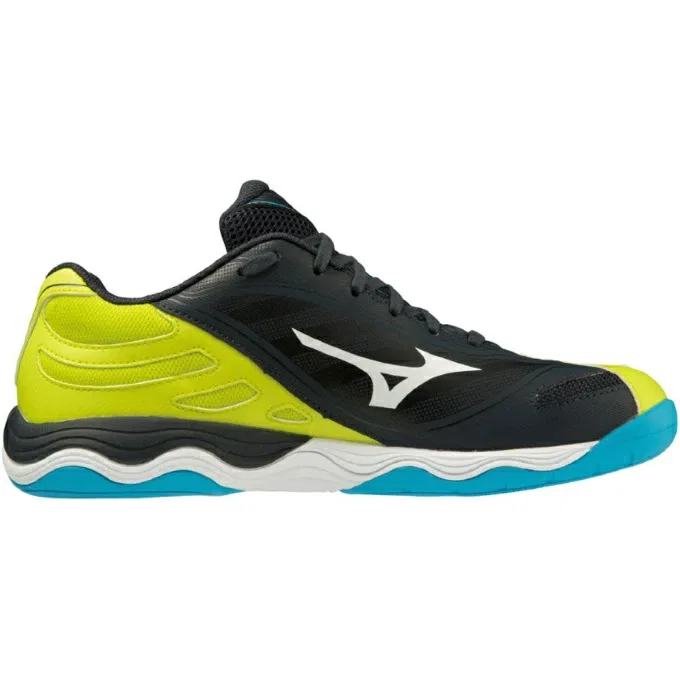 Кроссовки для настольного тенниса «Wave Medal 7» от Mizuno, Ye/Bk/Lbl — фото 3