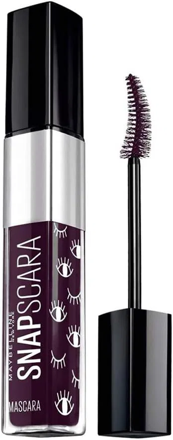 Тушь для ресниц Maybelline Snapscara, смываемая горячей водой, цвет темно-вишневый