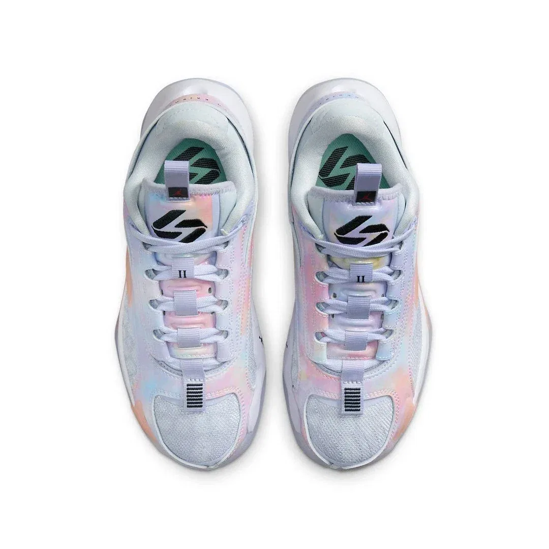 Детские кроссовки Air Jordan Luka 'Nebula' DZ3498 - серые баскетбольные кроссовки HTAT46 — фото 3