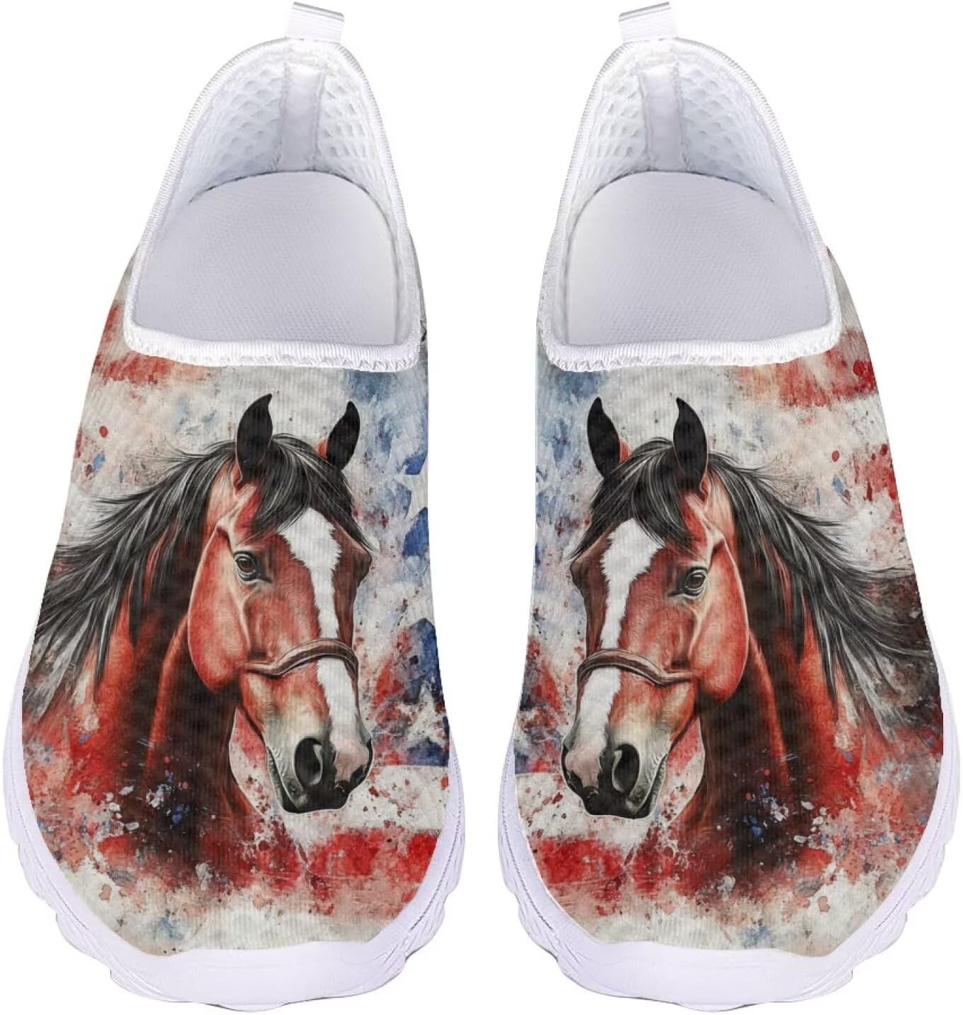 

Кроссовки Kuiaobaty Fashion легкие, дышащие, слипоны для ходьбы, спортивная повседневная обувь, лоферы для женщин и мужчин, American Flag-a