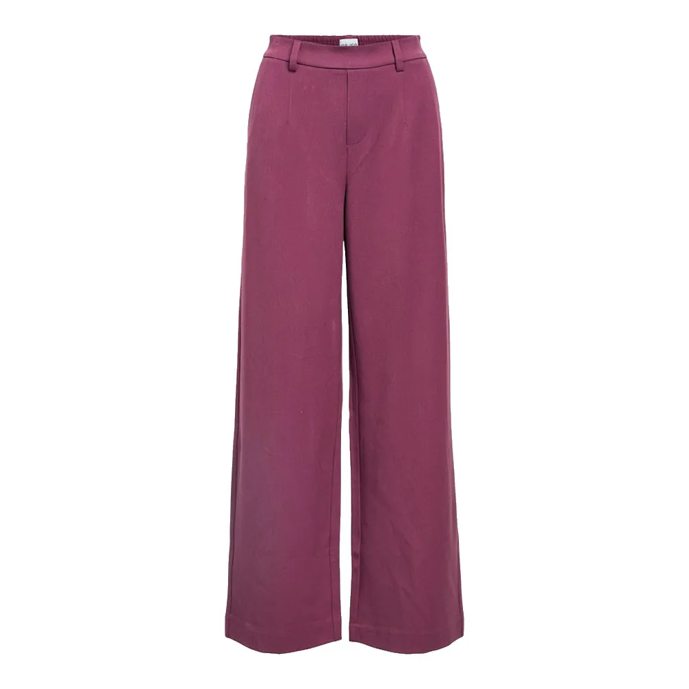 

Брюки Object Lisa Wide Leg Fit, фиолетовый