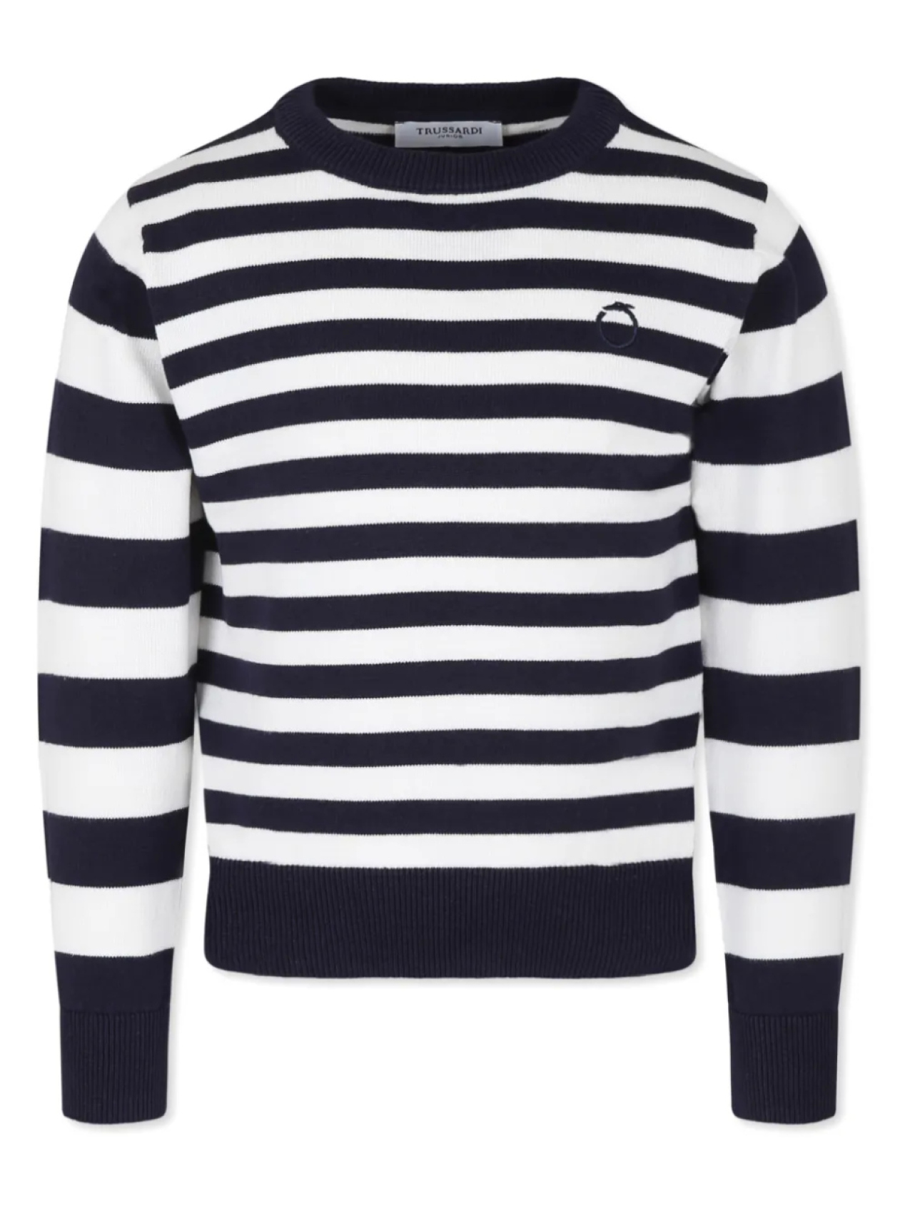 

TRUSSARDI JUNIOR джемпер из хлопка, белый