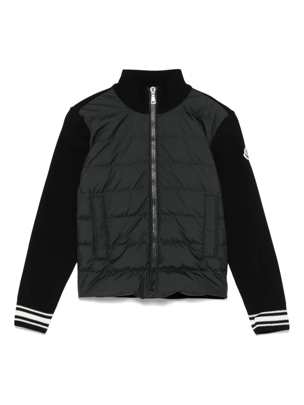 

Куртка со вставками Moncler Enfant, черный