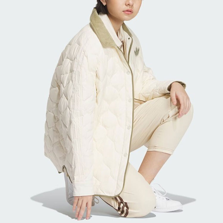 Пуховик женский Wonder White Adidas Originals — фото 4