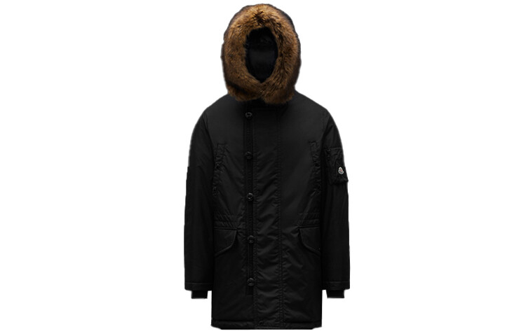 

Пуховик мужской черный Moncler