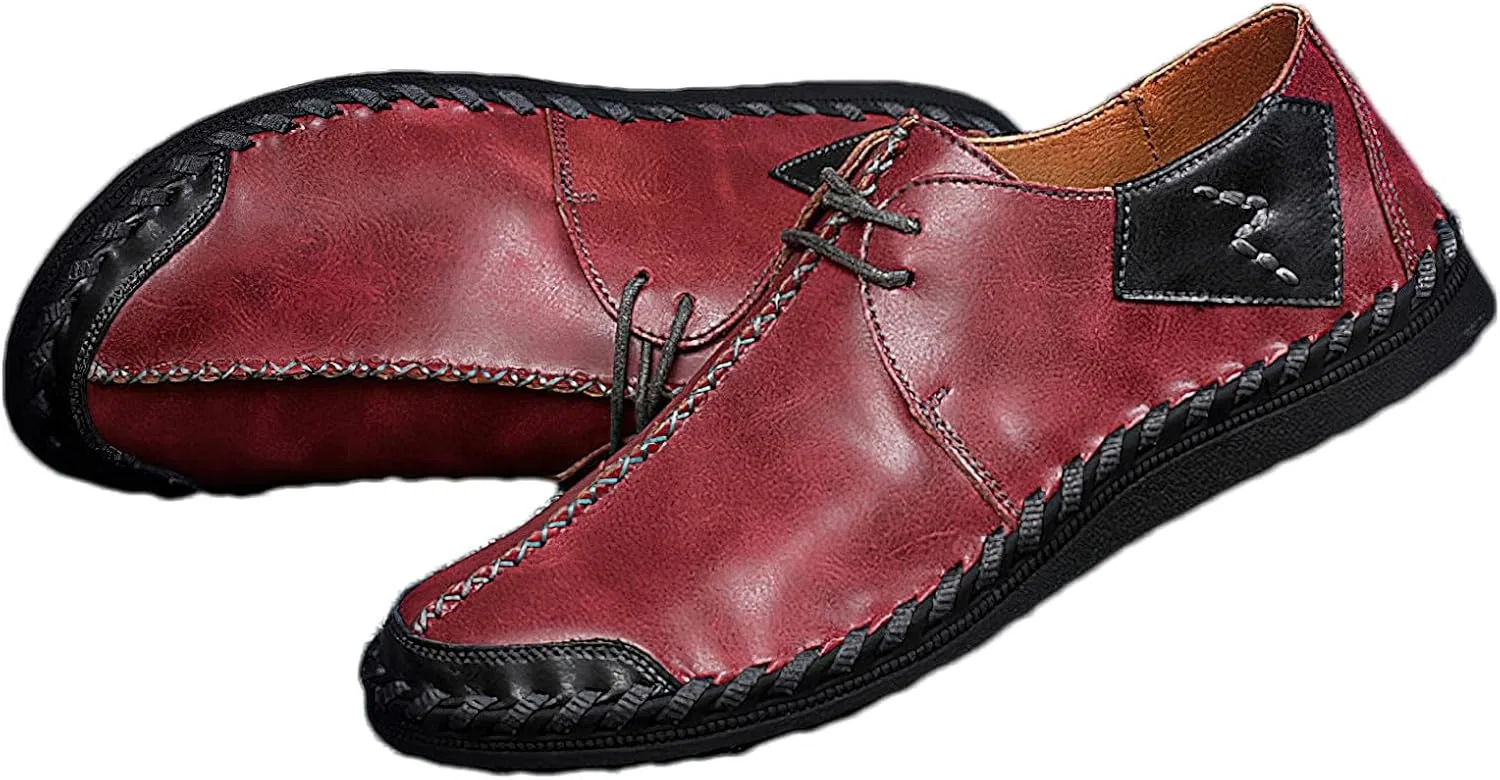 Лоферы из кожи, slip-on, rismart, бордовый — фото 3