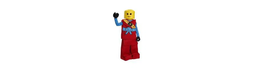 Детский костюм ниндзя из игрушечных блоков Dress Up America, красный — фото 3