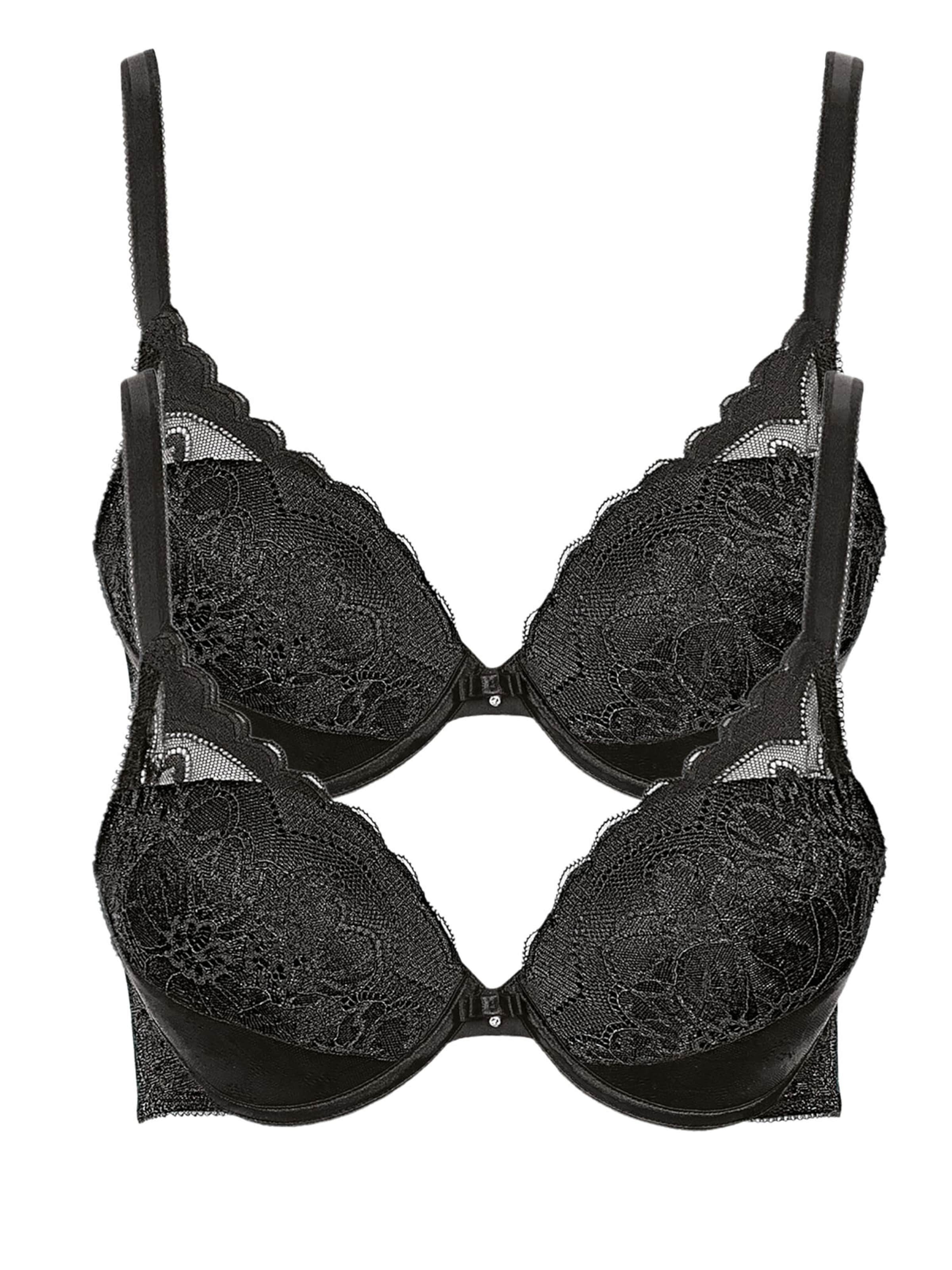 

Lisca Push-up бра 'Evelyn' в черном цвете