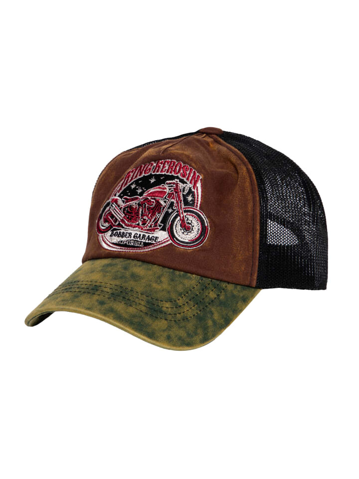 

Бейсболка King Kerosin Trucker Bobber Garage, коричневый