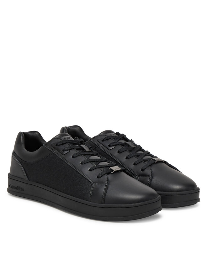 Кроссовки Low Top Lace Up Eyelet Jaq Mono HM0HM01815 Calvin Klein, черный — фото 2