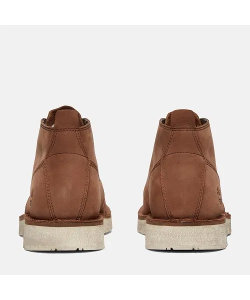 Ботинки чукка Timberland из нубука на шнуровке, коричневые — фото 4
