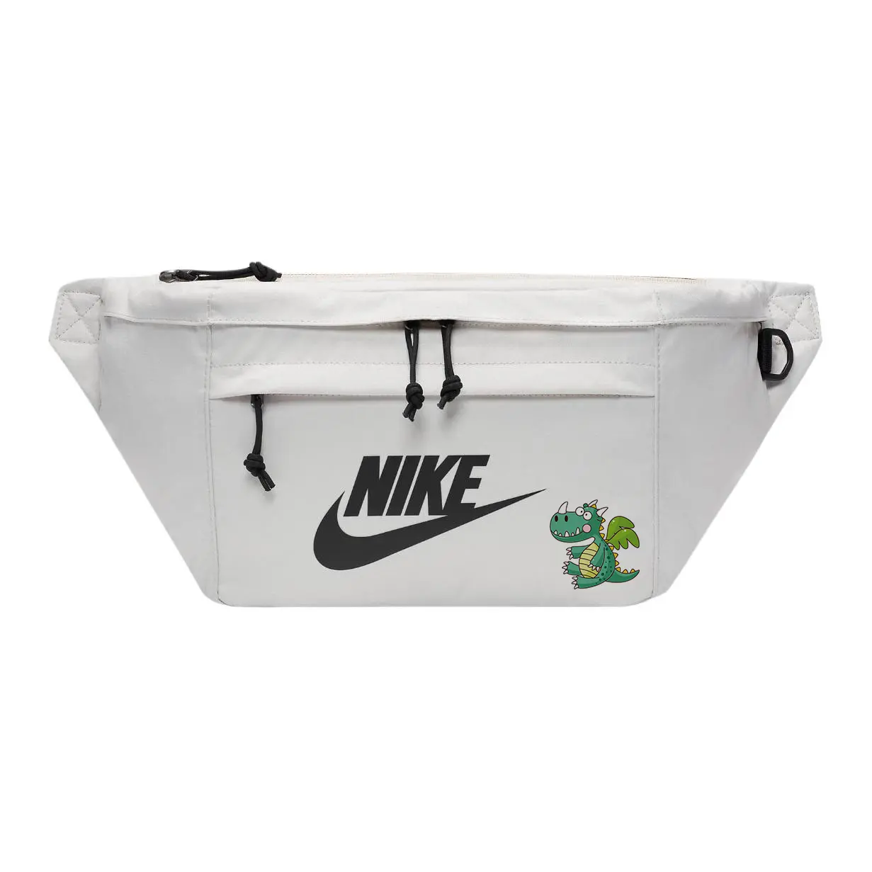 

Nike Тканевая поясная сумка через плечо унисекс светло-бежевая, Green Dinosaur