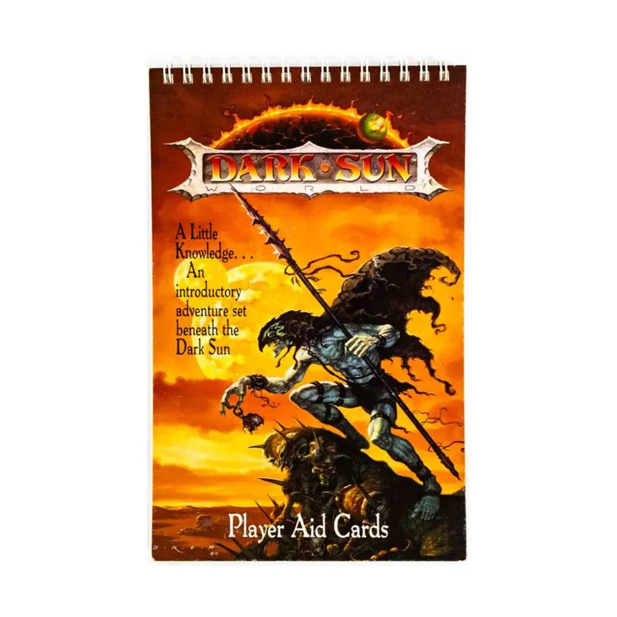 

Dark Sun (1st Edition) - Player Aid Cards Only!, Dark Sun, мягкая обложка