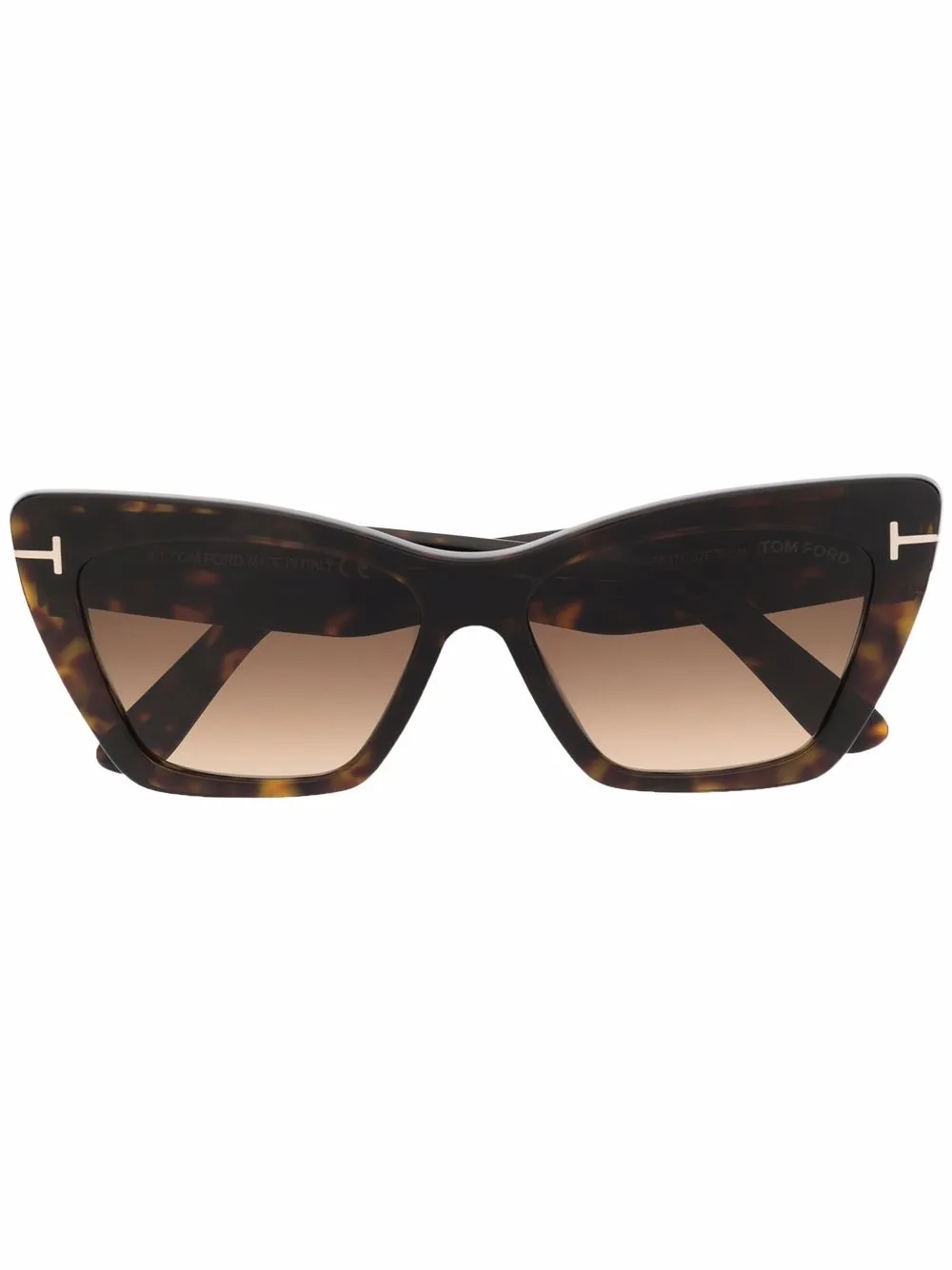 

Солнцезащитные очки Whyatt в оправе 'бабочка' TOM FORD Eyewear, коричневый