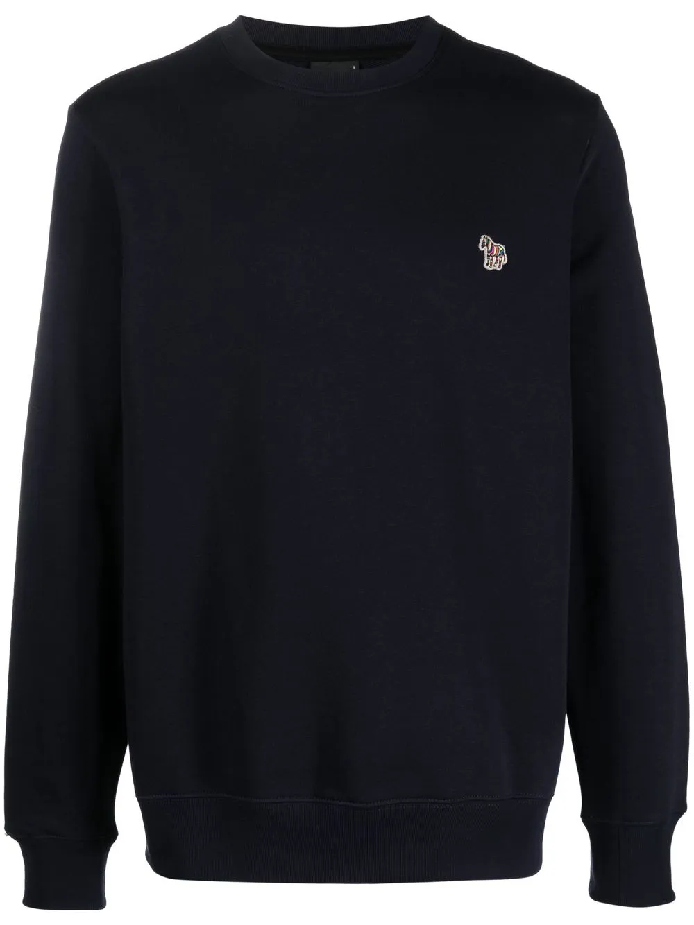 

Толстовка из органического хлопка с нашивкой Zebra PS Paul Smith, синий