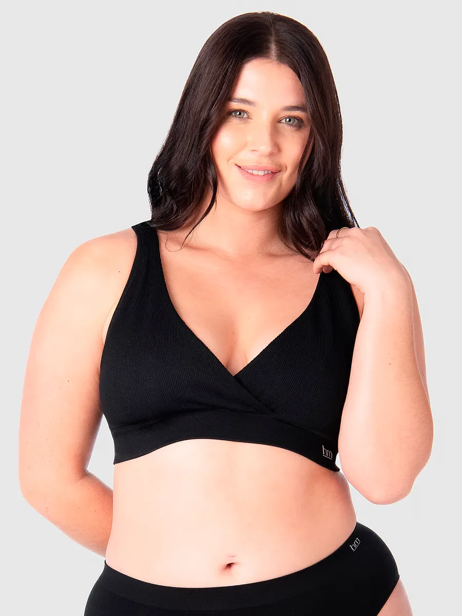 

Бюстгальтер для кормления без косточек My Comfort Multifit Hotmilk, черный