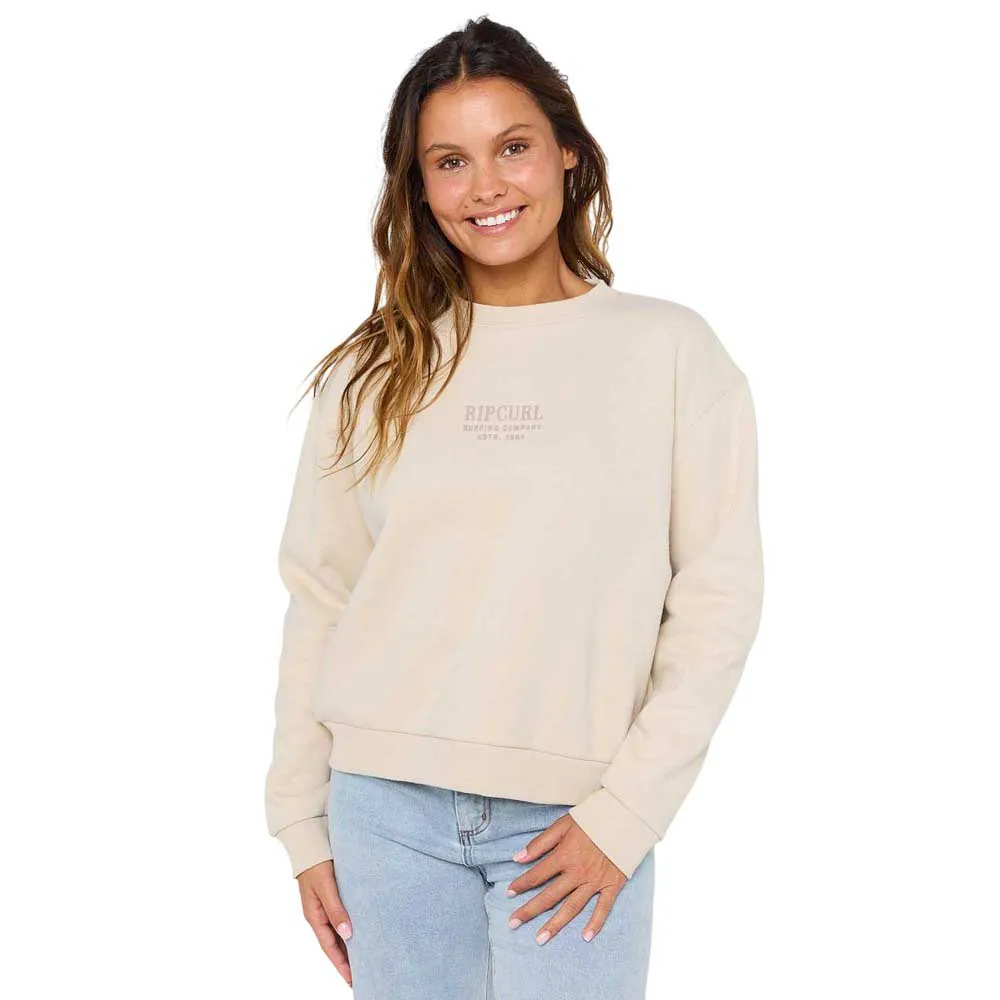 

Толстовка Rip Curl Surf Staple Relaxed Crew, бежевый