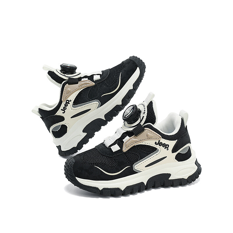 Кроссовки Jeep Kids Lifestyle Shoes Kids Low-top White, черный/белый — фото 4