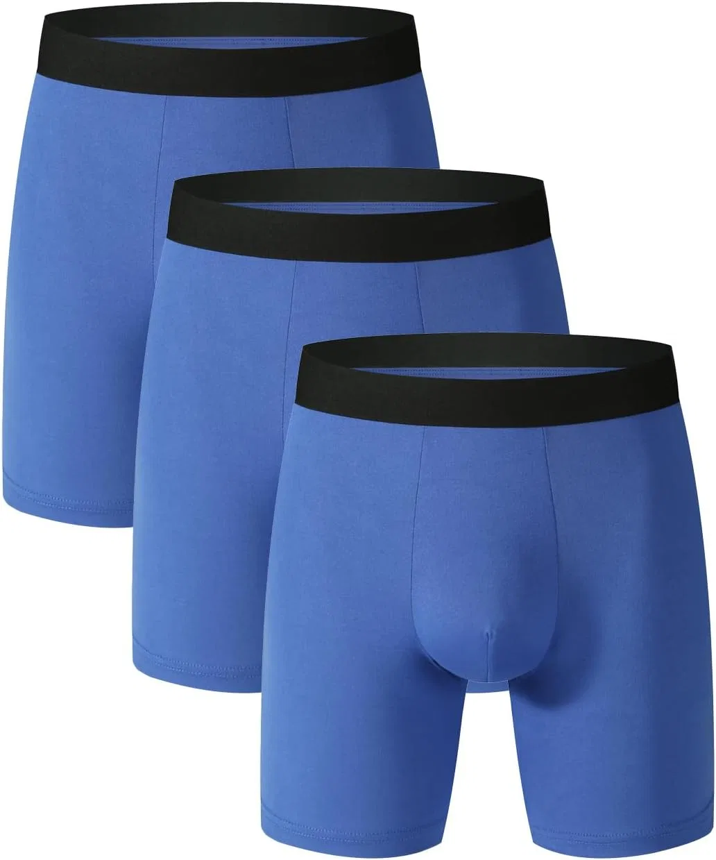 Боксеры Briefs из эластичной ткани Blue-pc3