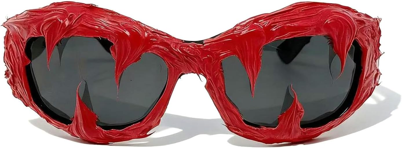 

Laureles Модные солнцезащитные очки большого размера в футуристическом стиле, обтекаемой формы, в стиле Y2K, для женщин и мужчин, спортивные солнцезащитные очки для женщин, C3