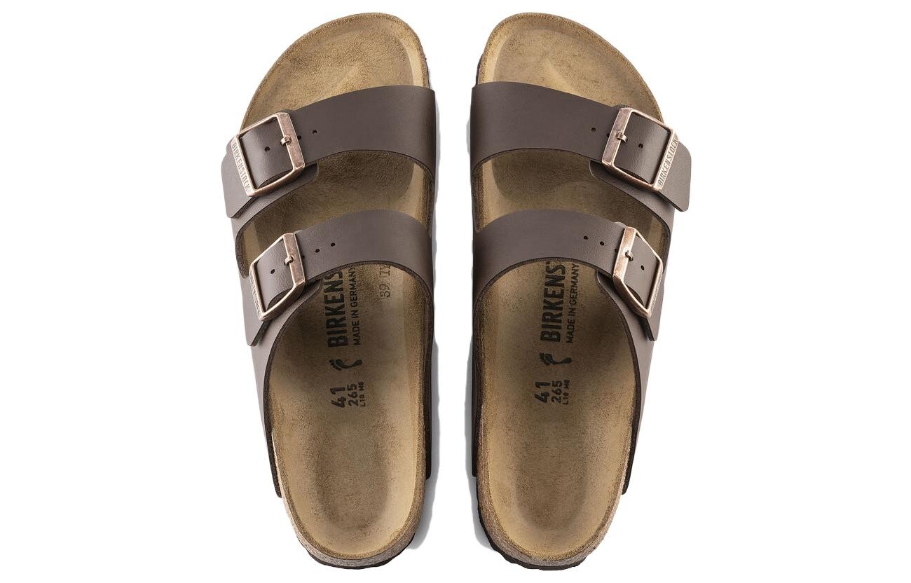 Сандалии Birkenstock Arizona Birko-Flor унисекс, темно-коричневый — фото 4