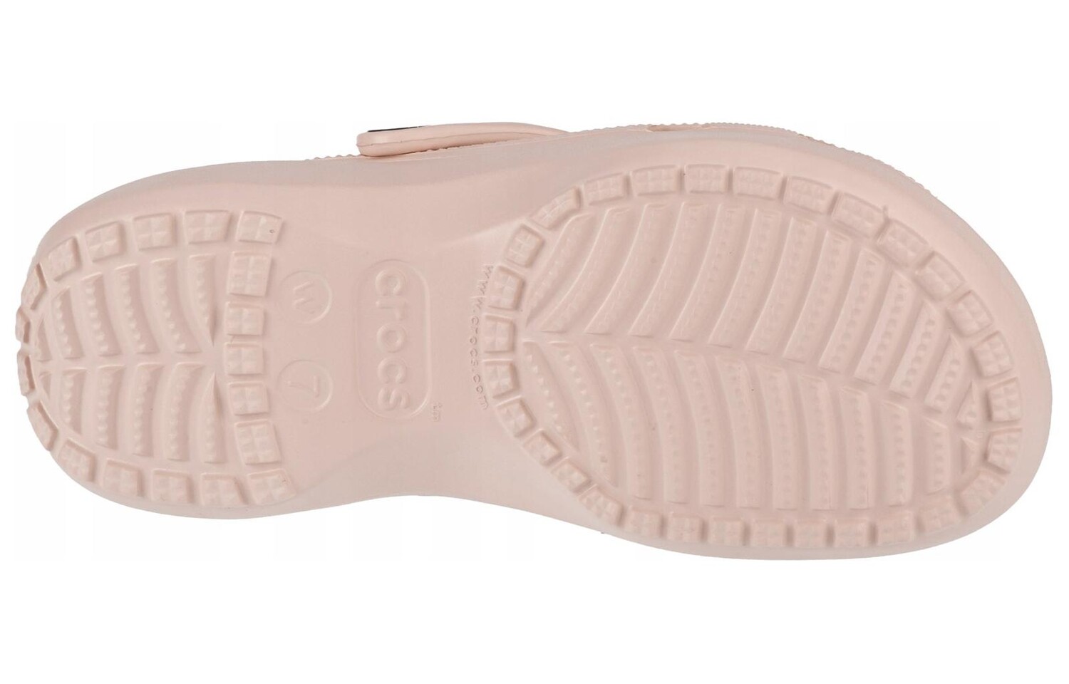 Женские классические туфли-сабо на платформе «Quartz Pink» Crocs, цвет Quartz Pink — фото 4