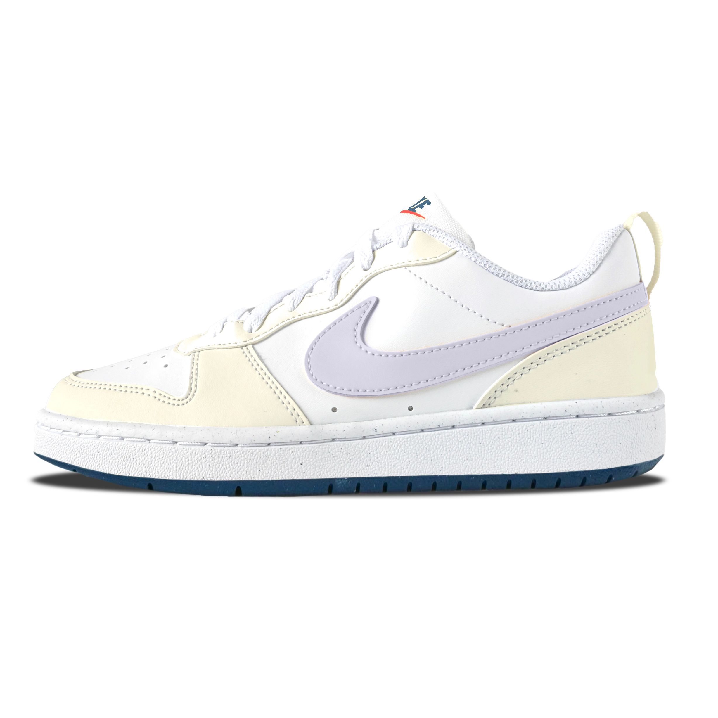 

Court Borough Taro Paste Boba дышащие амортизирующие износостойкие низкие детские скейтбординг кроссовки для подростков Nike, светло-желтый