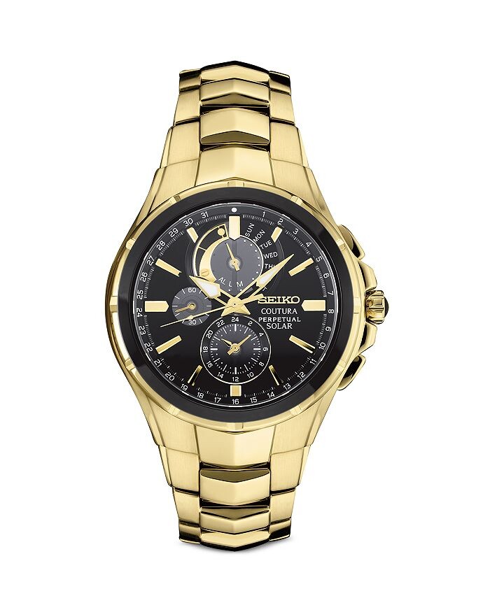 

Солнечный хронограф Seiko Watch Coutura, 44,5 мм