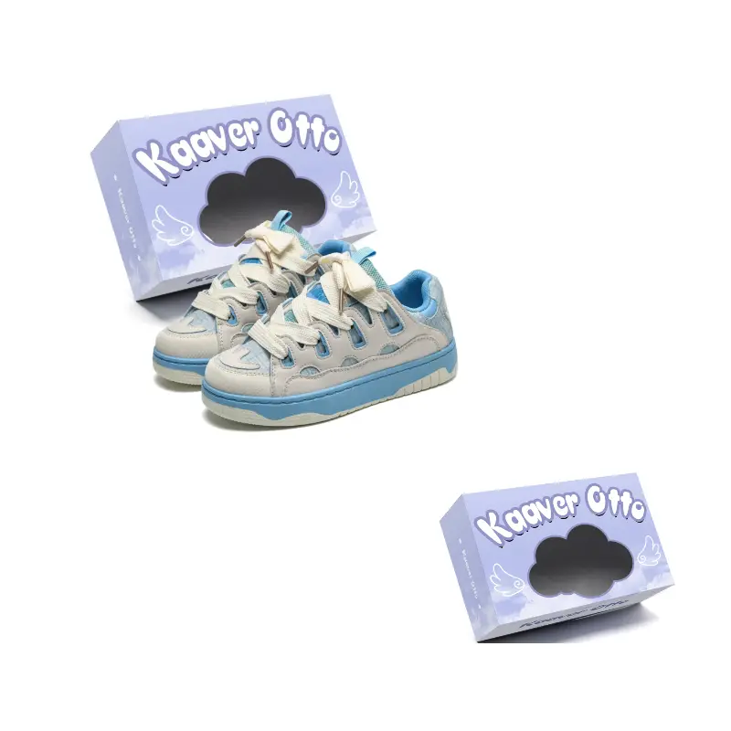 

Амортизирующие, износостойкие низкие кроссовки для скейтбординга, унисекс Kaaver Otto, jade lake синий