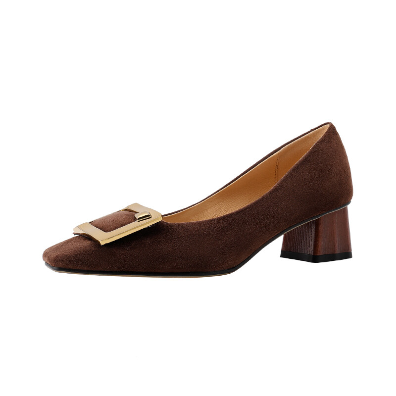 Туфли женские повседневные Women's Casual Shoes Women's Echo&Yolo, цвет Coffee — фото 3