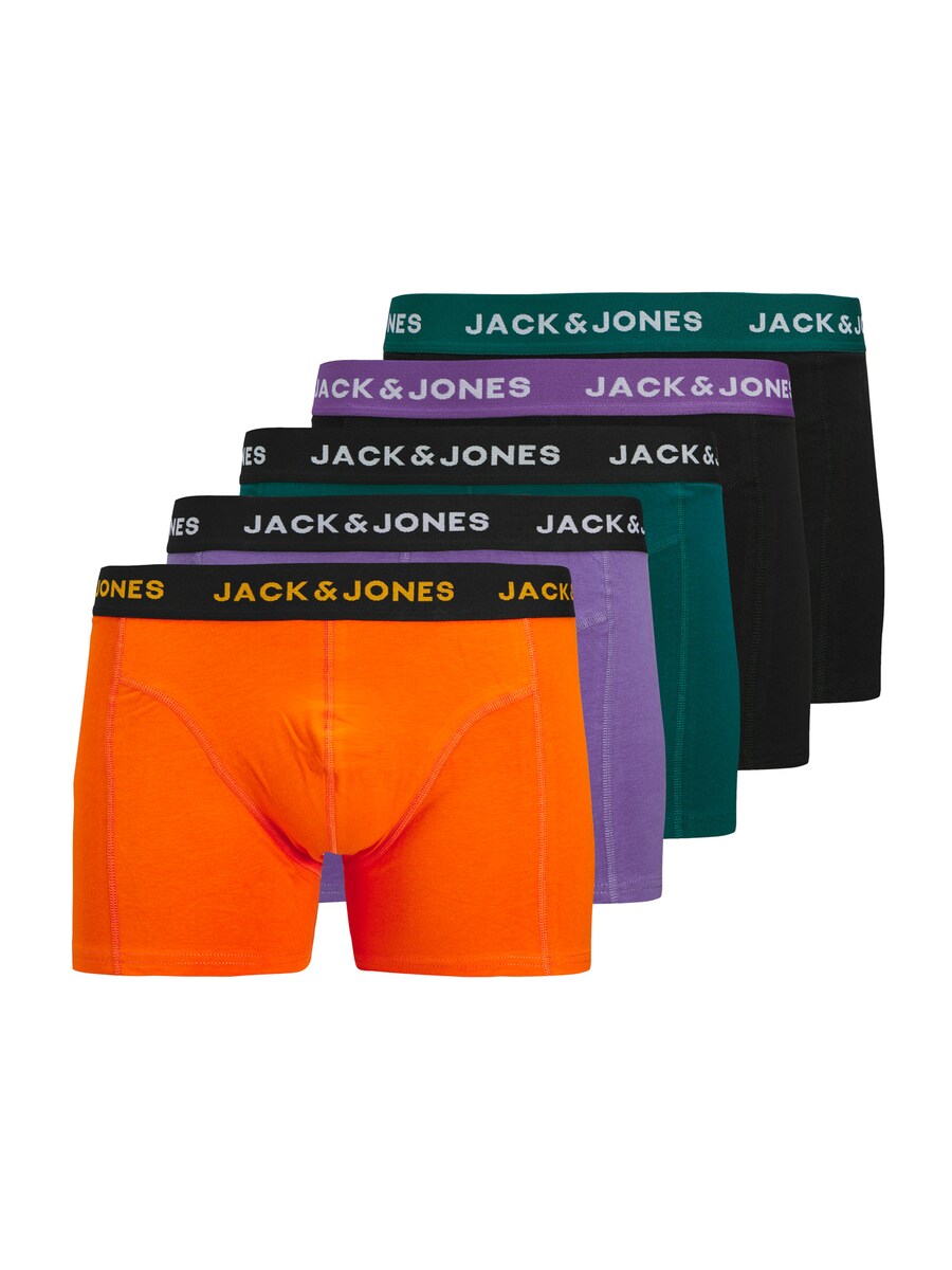 

Боксеры Jack & Jones Plus, цвет Dark green/Purple/Dark orange/Black