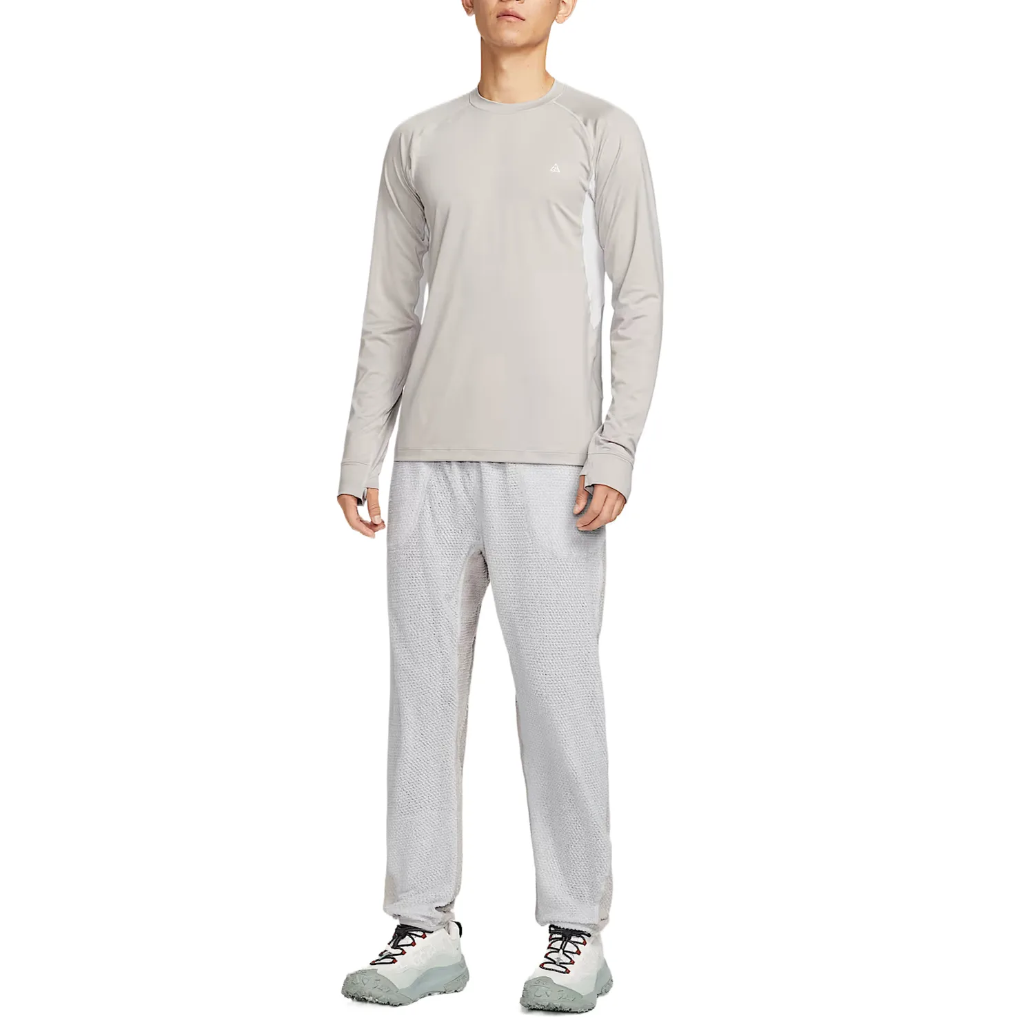 Брюки мужские casual ACG Polartec Nike, Mist Gray/University Gray/Dust Photon/Mountain White — фото 4