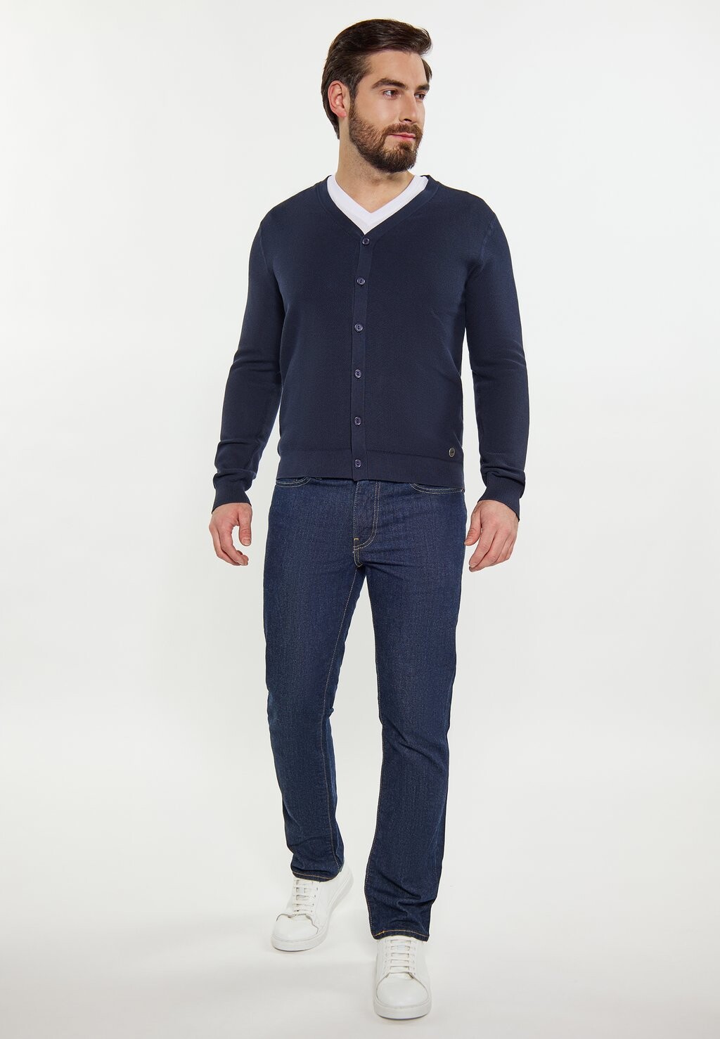 

Кардиган DreiMaster, цвет Mottled Dark Blue