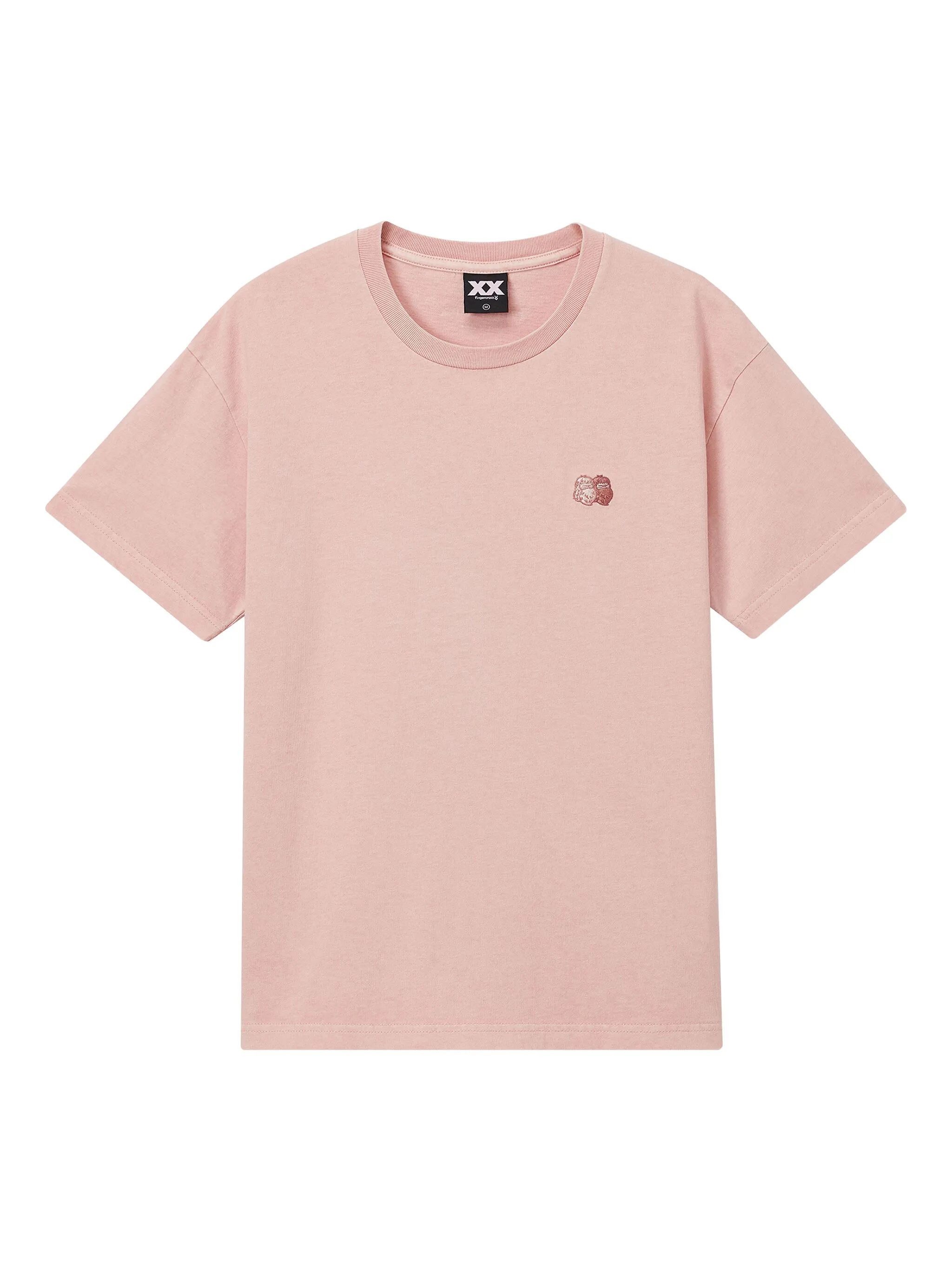 

Футболка с логотипом Fingercroxx, розовый
