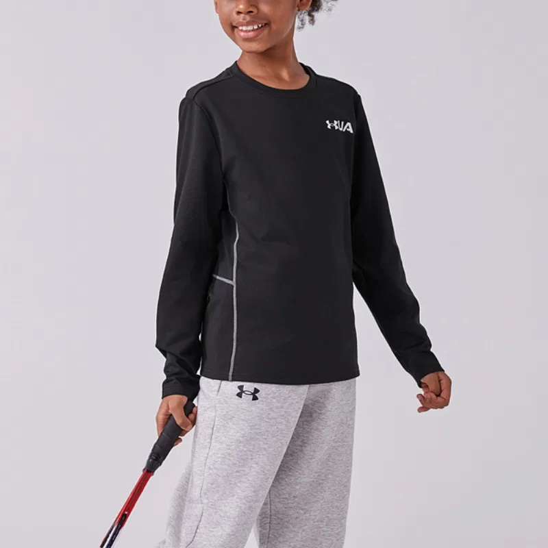 Футболка детская Under Armour черная — фото 4
