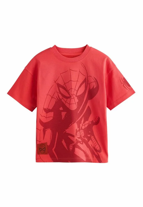 Футболка с коротким рукавом и принтом супергероев marvel стандартного кроя Next, Red Tonal
