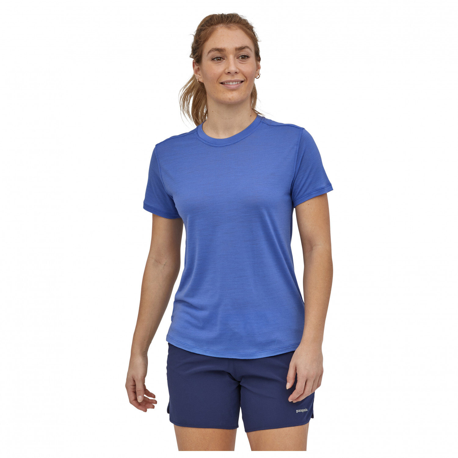 Рубашка из мериноса Patagonia Women's Cap Cool Merino Shirt, черный — фото 2