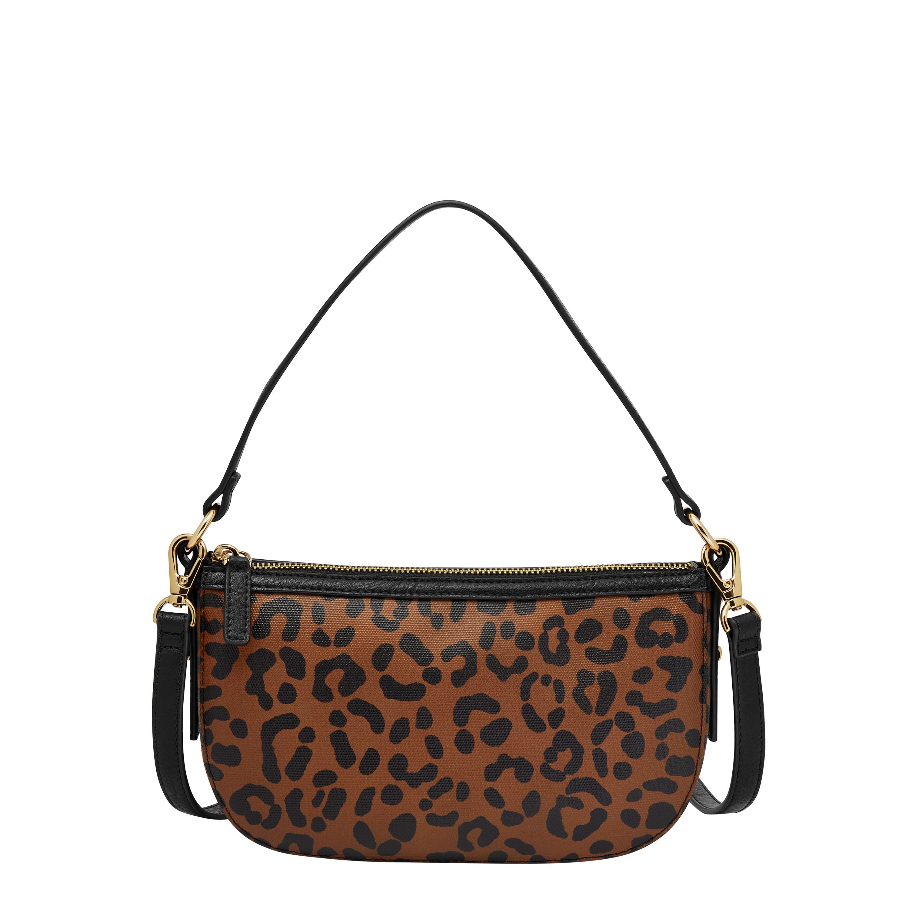

Женская сумка через плечо Fossil Jolie Printed Small, коричневый
