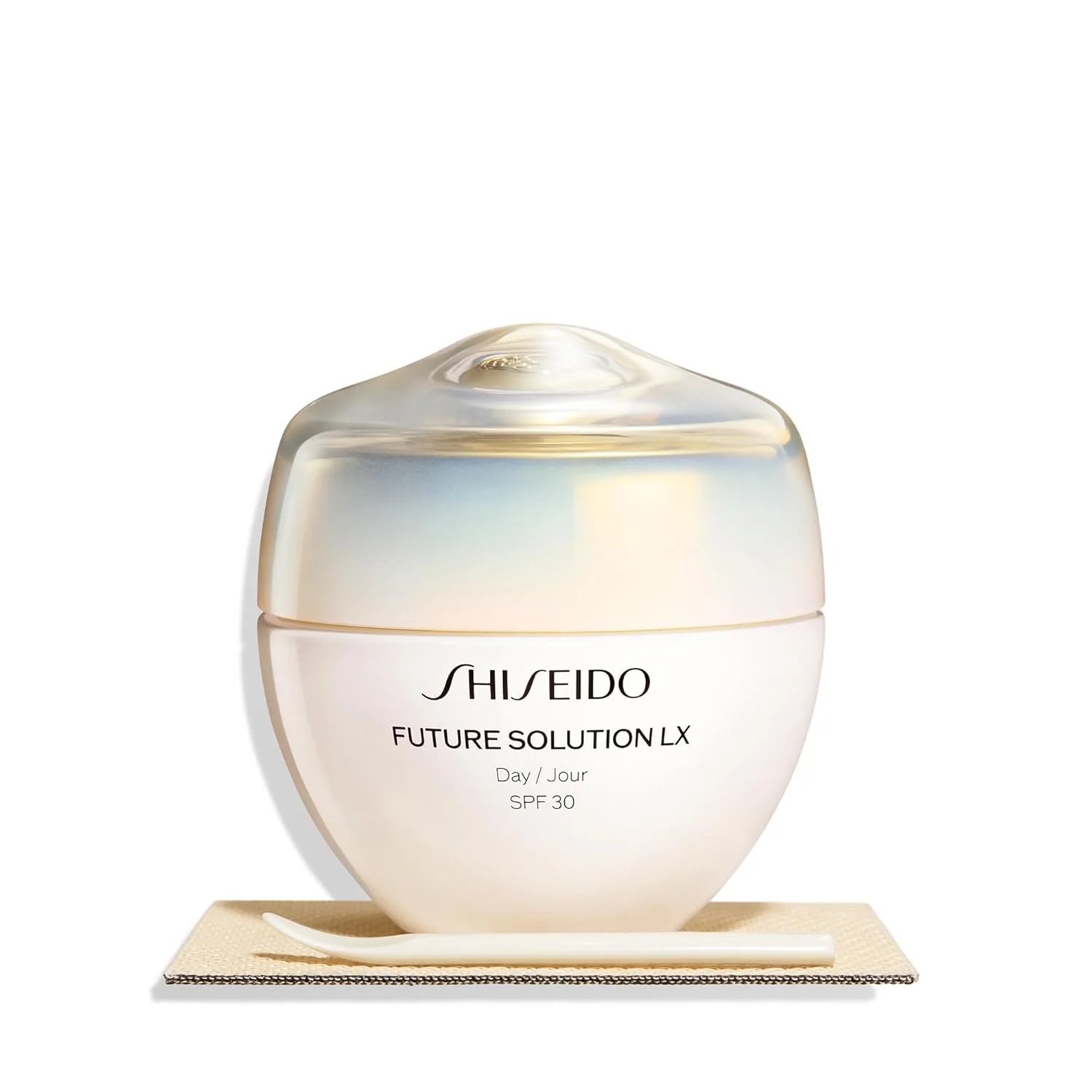 Shiseido Future Solution LX Total Protective Cream SPF 30 - Роскошный антивозрастной дневной крем с широким спектром защиты SPF 30 - Для всех типов кожи - Некомедогенный 50 мл, Green — фото 3