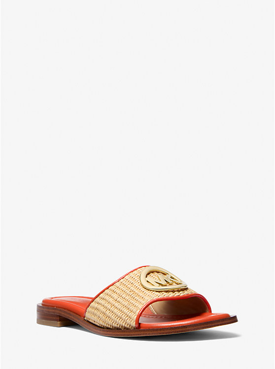 Соломенные сандалии Hannah Michael Kors, красный