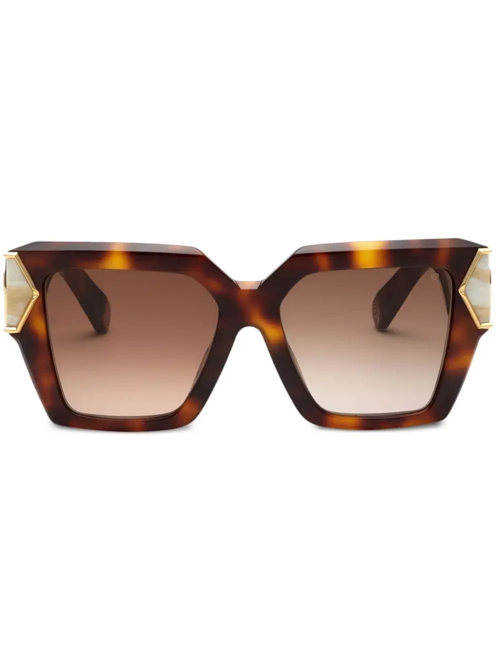 

Солнцезащитные очки Plein Hera в массивной оправе Philipp Plein, коричневый