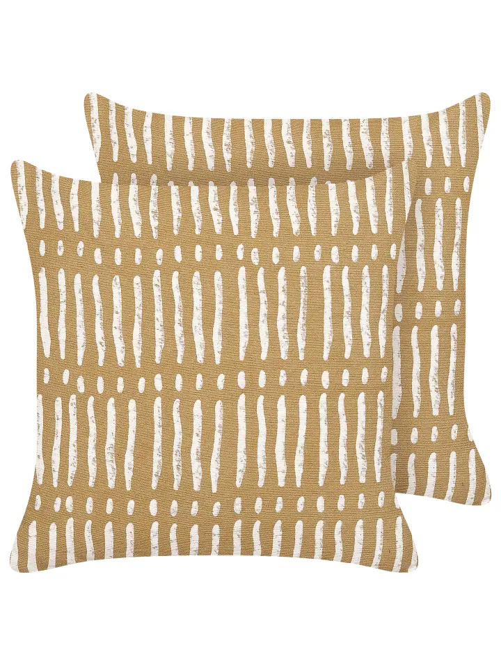

Декоративная подушка Beliani 2er Set Deko SALIX, цвет beige/weiß