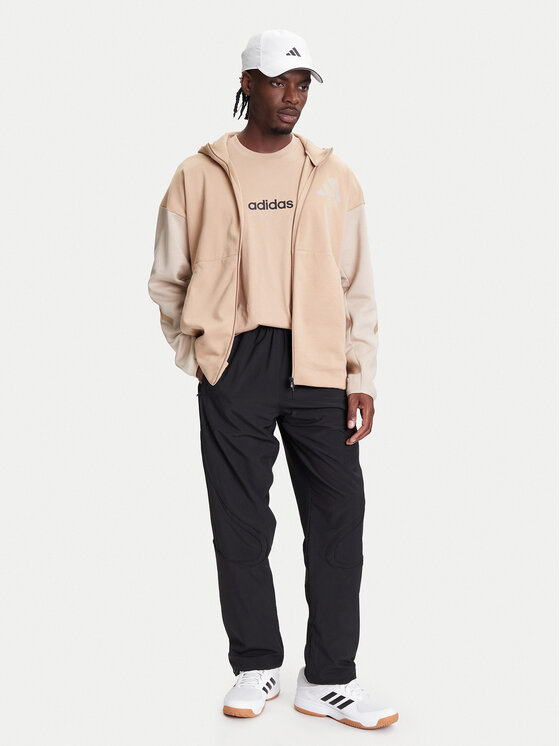 Толстовка обычного кроя Z.N.E. JY4833 Adidas, бежевый — фото 2