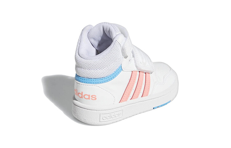 Обувь Hoops Mid Toddler Shoes TD Mid-top Белый/розовый/синий Adidas Neo — фото 4