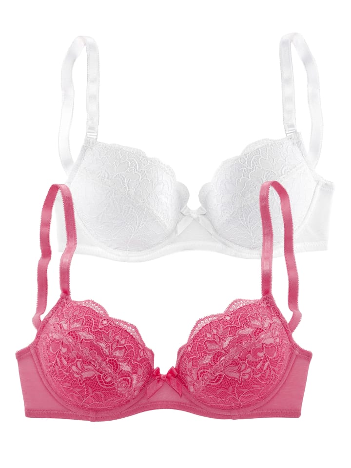 

Бюстгальтер-балконет PETITE FLEUR, цвет pink+weiß