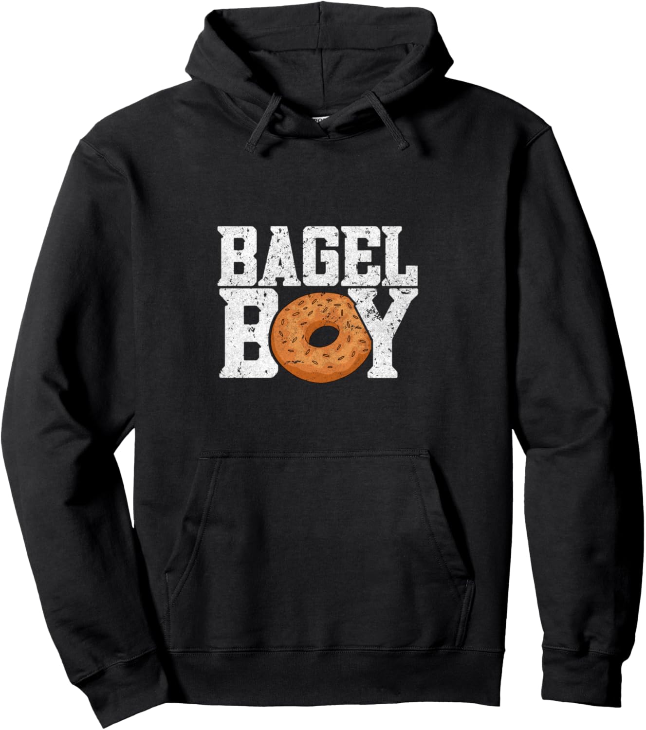 

Худи Bagel Boy Tasty Bagel Design, черный