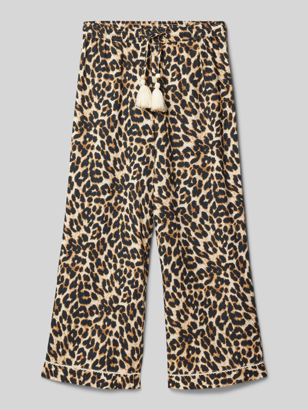 

Широкие брюки с завязками на шнурке Only, черный