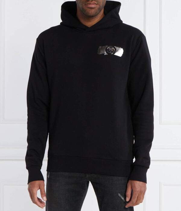 

Толстовка Plein Sport Regular Fit с капюшоном, черный