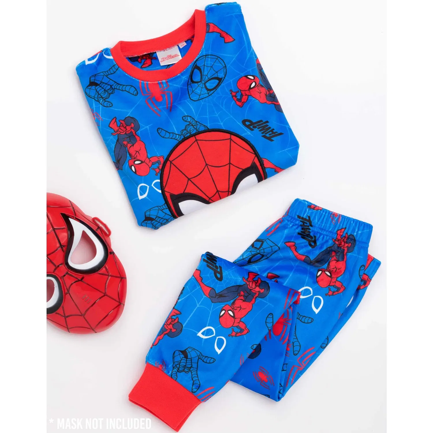 Пижама Marvel Spider-Man для мальчиков, синий — фото 4