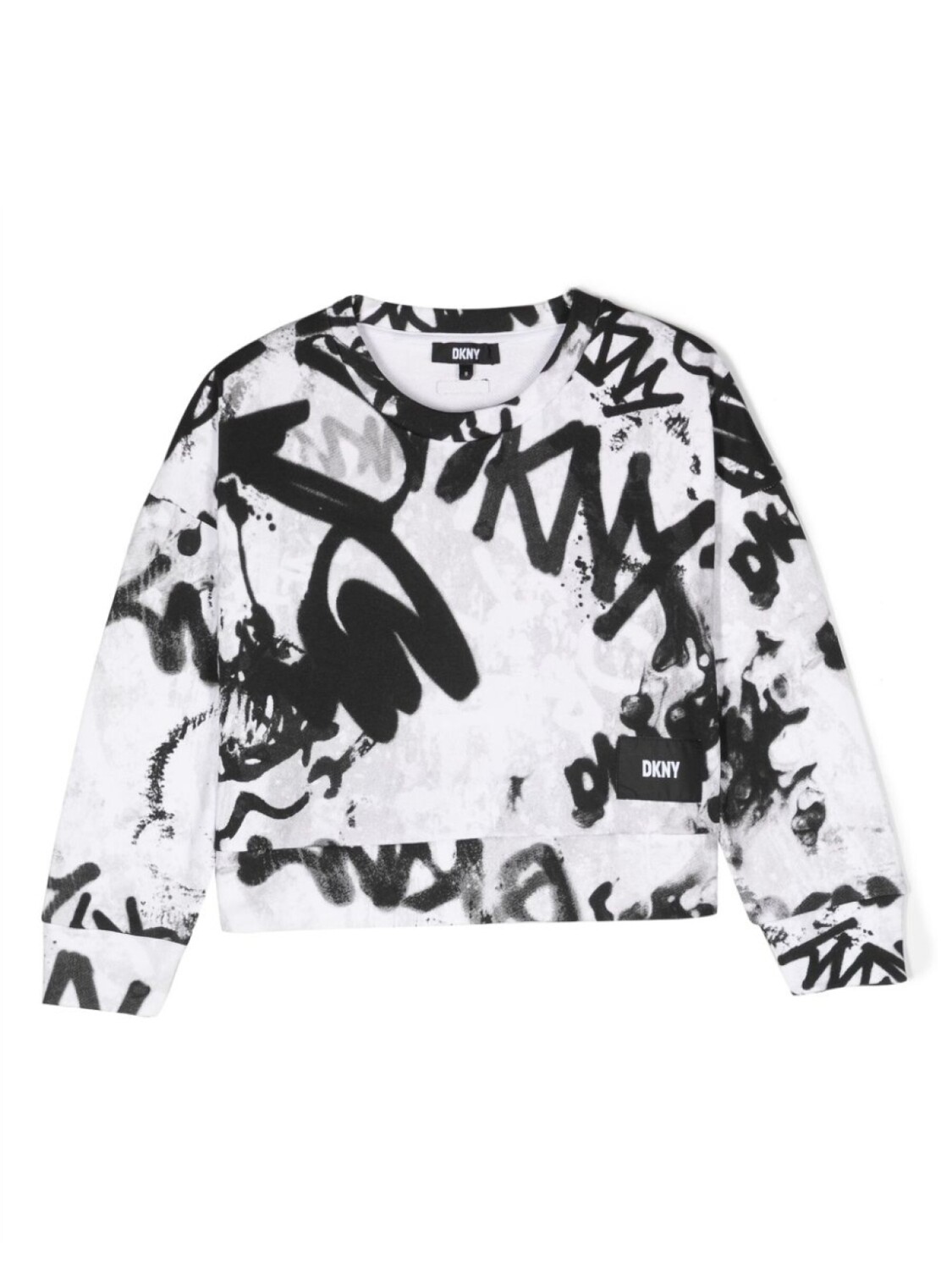 

Dkny Kids толстовка с принтом граффити, белый
